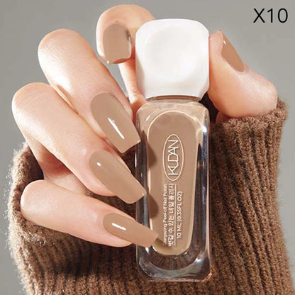 “10ml Water-Based Peel Off Nail Polish, Glitter Colors, Manicure Supplies”