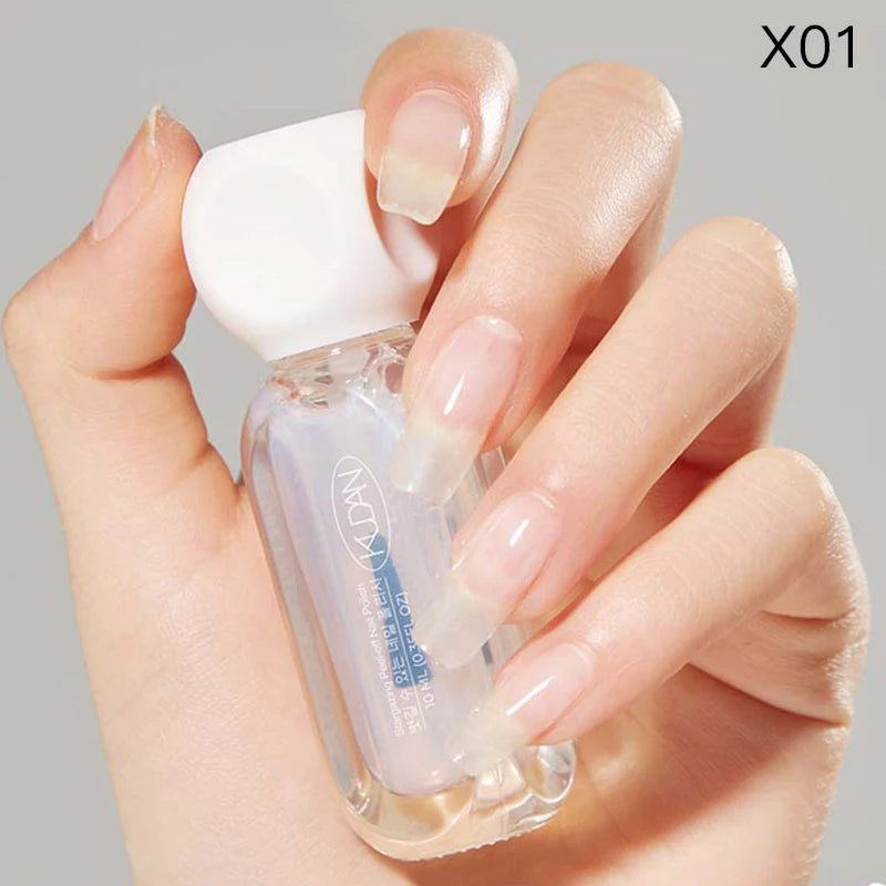 “10ml Water-Based Peel Off Nail Polish, Glitter Colors, Manicure Supplies”