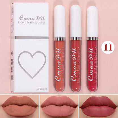 “Sexy Long-Lasting Velvet Matte Lip Gloss – Waterproof, Non-Stick, Liquid Lipstick for Women”
