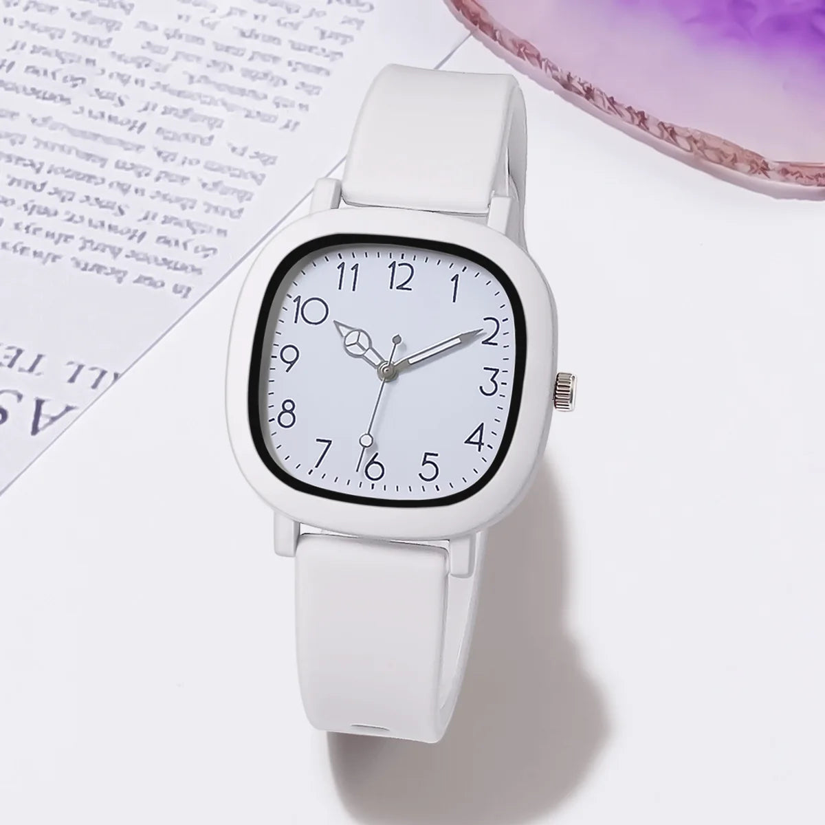 “Fashion Brand Bear Women’s Quartz Watch - Casual Silicone Jelly Watch for Girls.”
