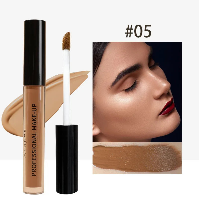 “High-Coverage Matte Liquid Concealer – Waterproof, Oil-Control, Moisturizing & Long-Lasting Face Makeup”