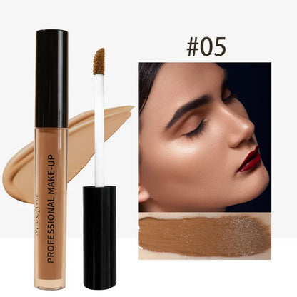 “High-Coverage Matte Liquid Concealer – Waterproof, Oil-Control, Moisturizing & Long-Lasting Face Makeup”