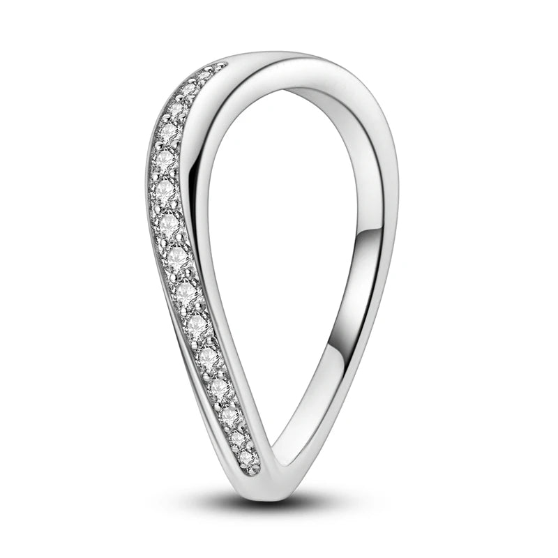 “925 Silver Zircon Star Ring - Geometric Design for Engagements & Valentine’s Gifts.”
