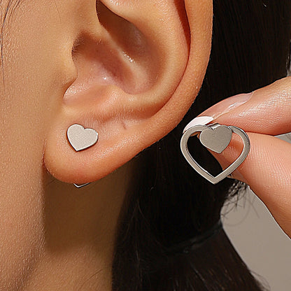 “Retro Geometric Square Triangle Stud Earrings for Women - Fashion Jewelry.”