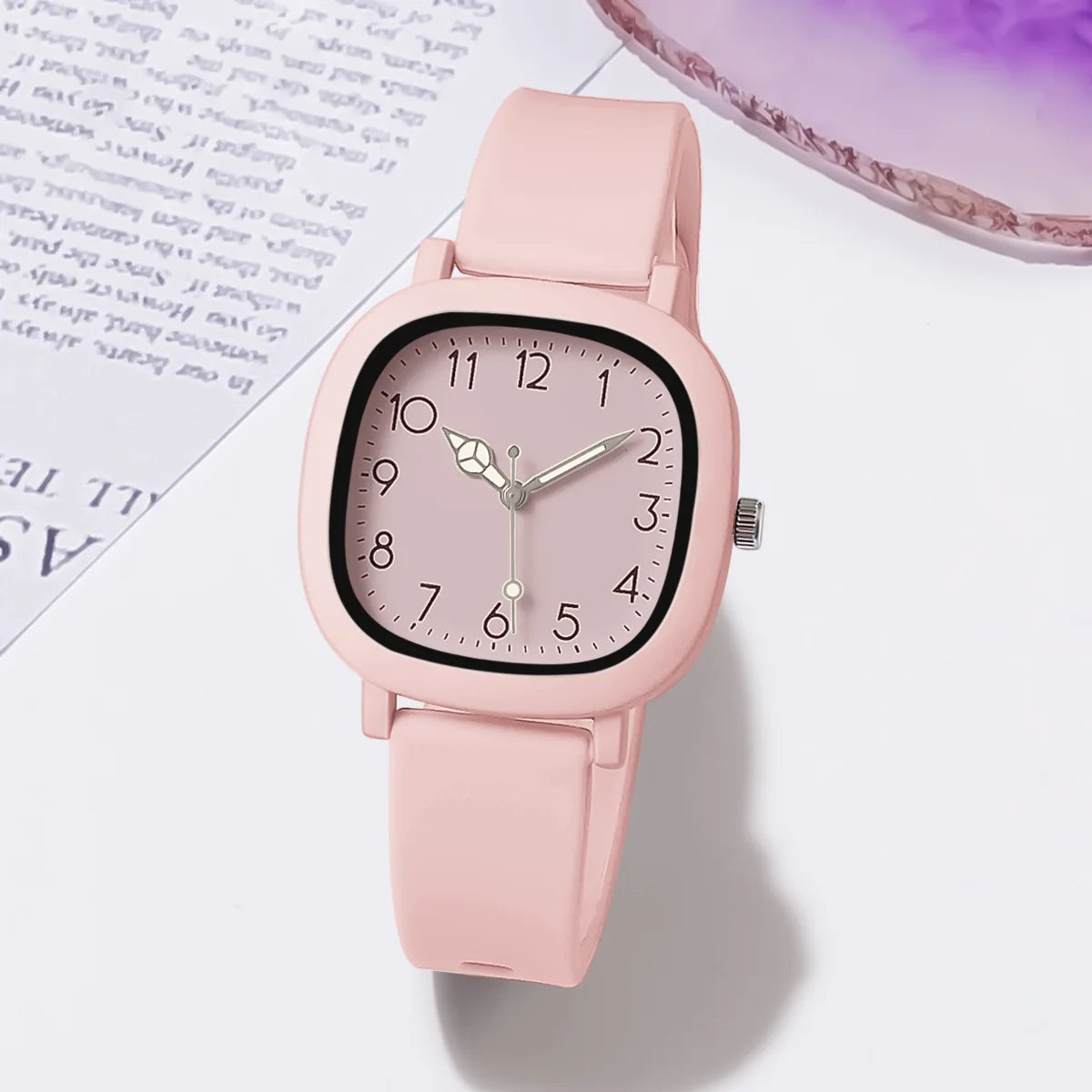 “Fashion Brand Bear Women’s Quartz Watch - Casual Silicone Jelly Watch for Girls.”