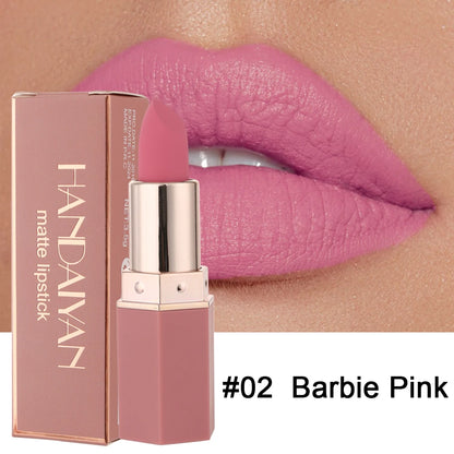 “6-Color Matte Lipstick – Non-Fading, Non-Stick, Waterproof, Smudge-Proof Velvet Finish”
