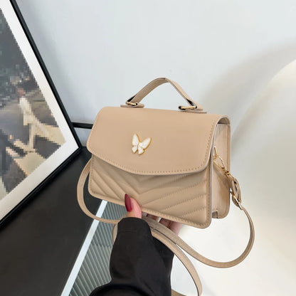 “PU Leather Small Square Bag: Stylish, Versatile, Perfect Crossbody or Shoulder.”