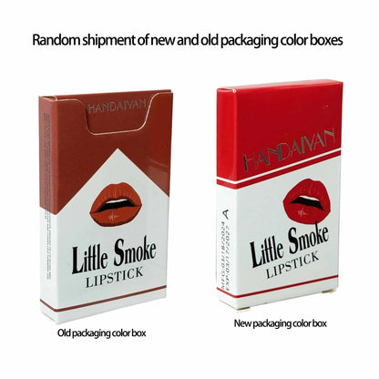 “Matte velvet lipstick set, 4pcs small size, long-lasting color, fade-resistant formula.”