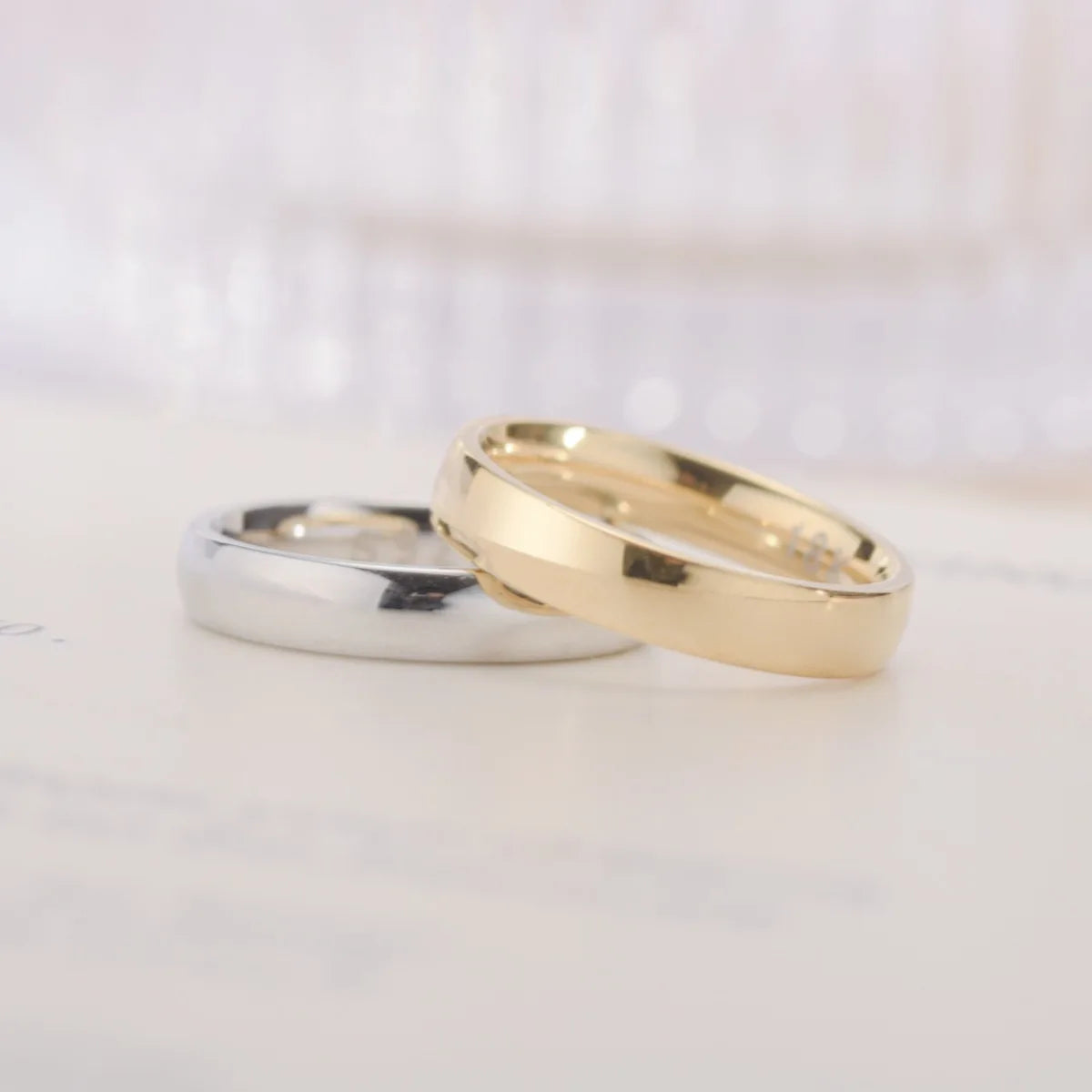 “Gold-Plated Ring - Simple Fashion Design for Wedding & Engagement.”