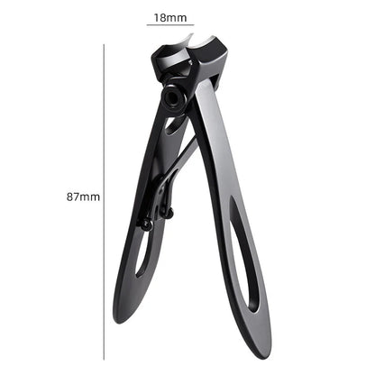 “High-Quality Stainless Steel Nail Clippers, Two Sizes, Durable Manicure & Pedicure Tools”