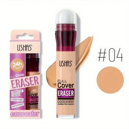 “Sponge Head Concealer – Covers Dark Circles, Freckles & Acne, Long-Lasting & Moisturizing”
