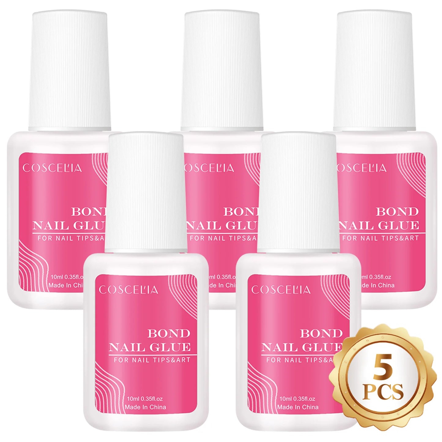 “Clear Nail Glue for False Nail Tips – Strong, Quick-Drying Adhesive for Perfect Nails”