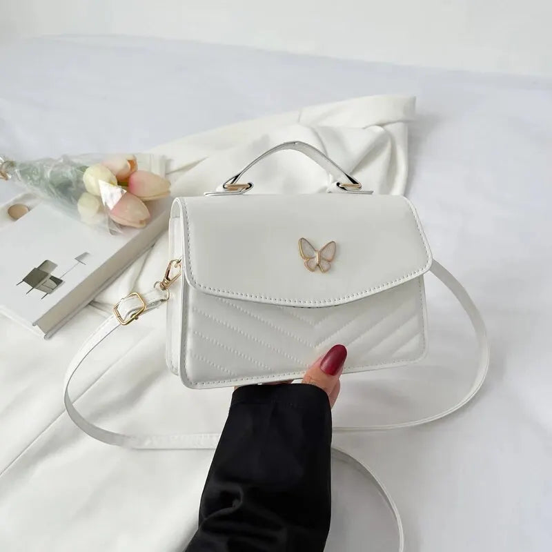 “PU Leather Small Square Bag: Stylish, Versatile, Perfect Crossbody or Shoulder.”