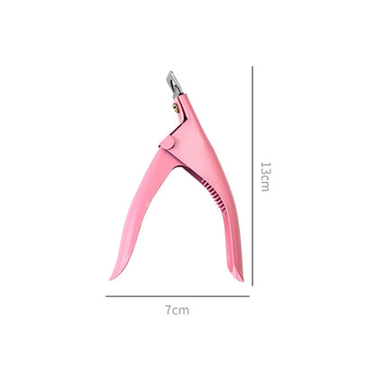 “False Acrylic Tips Clipper, U-Shaped Manicure Clamp, Professional Nail Cutting Tool”