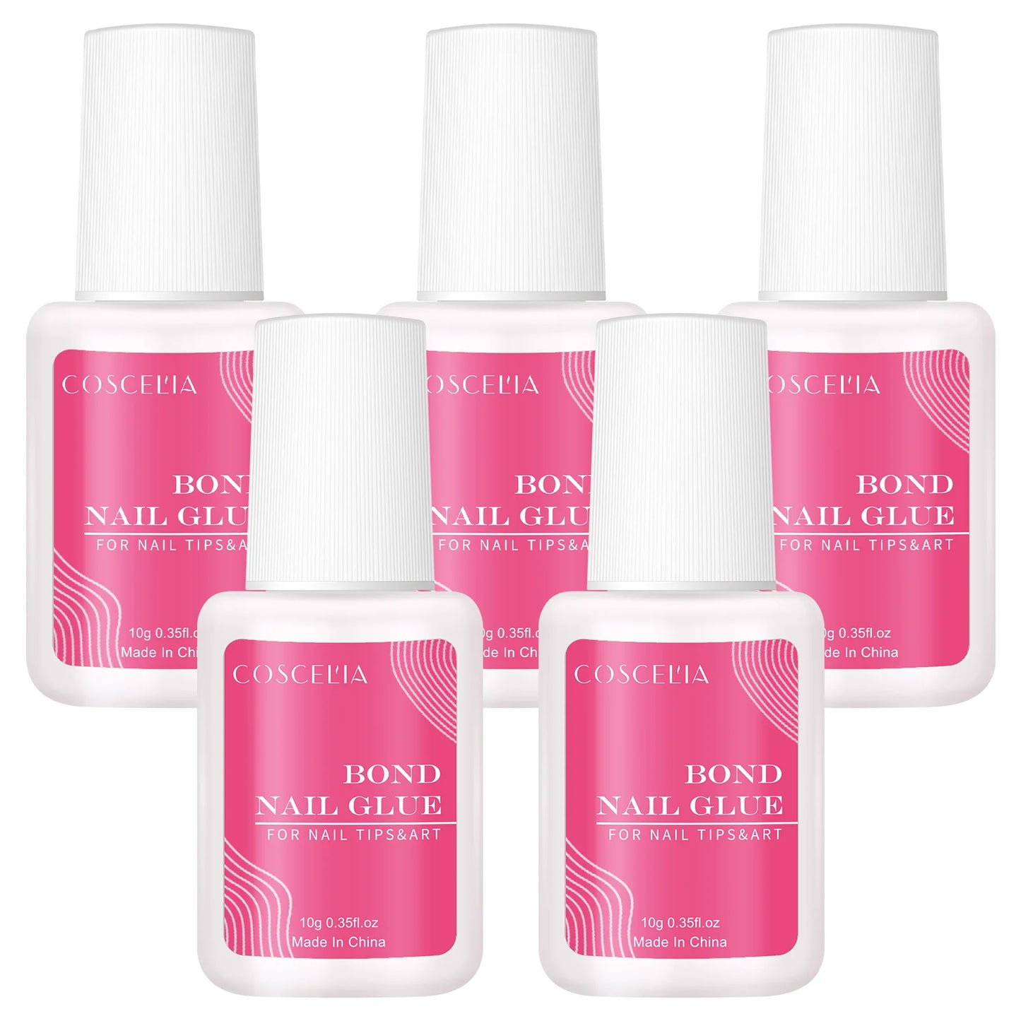 “Clear Nail Glue for False Nail Tips – Strong, Quick-Drying Adhesive for Perfect Nails”