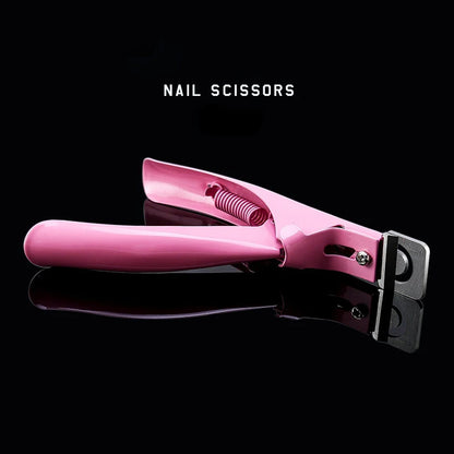 “False Acrylic Tips Clipper, U-Shaped Manicure Clamp, Professional Nail Cutting Tool”
