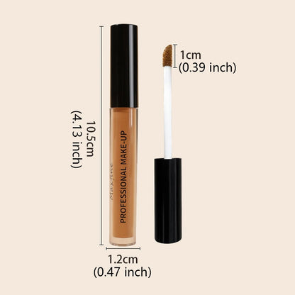 “High-Coverage Matte Liquid Concealer – Waterproof, Oil-Control, Moisturizing & Long-Lasting Face Makeup”