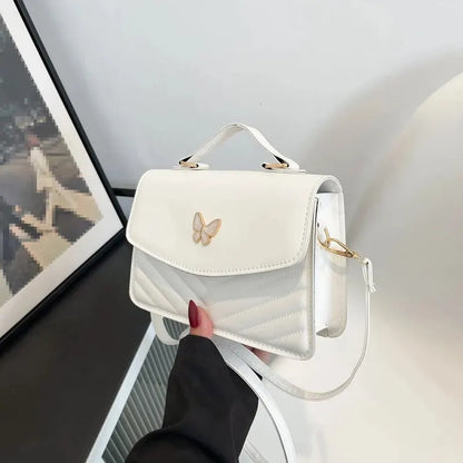“PU Leather Small Square Bag: Stylish, Versatile, Perfect Crossbody or Shoulder.”