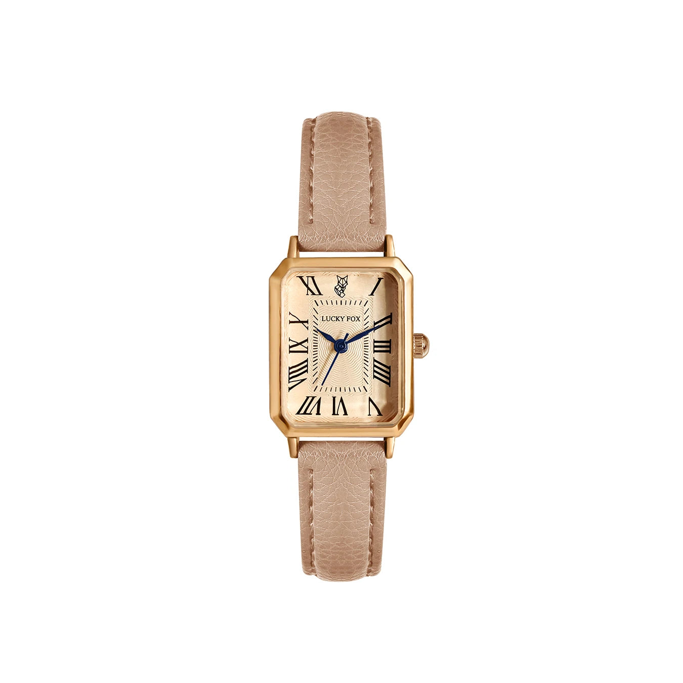 “Fashion Retro Digital Dial Watch - Square Leather Strap Quartz Wristwatch for Women.”