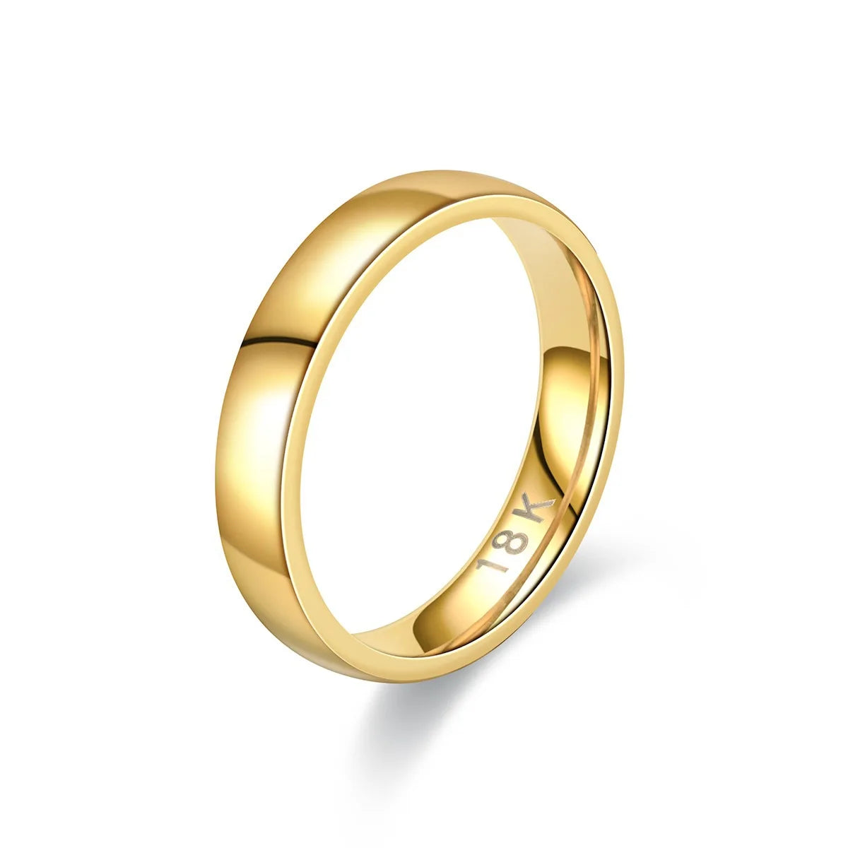 “Gold-Plated Ring - Simple Fashion Design for Wedding & Engagement.”