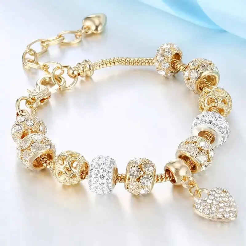 “Women’s Multi Element Beaded Love Bracelet Daily Party Holiday Jewelry Gift.”