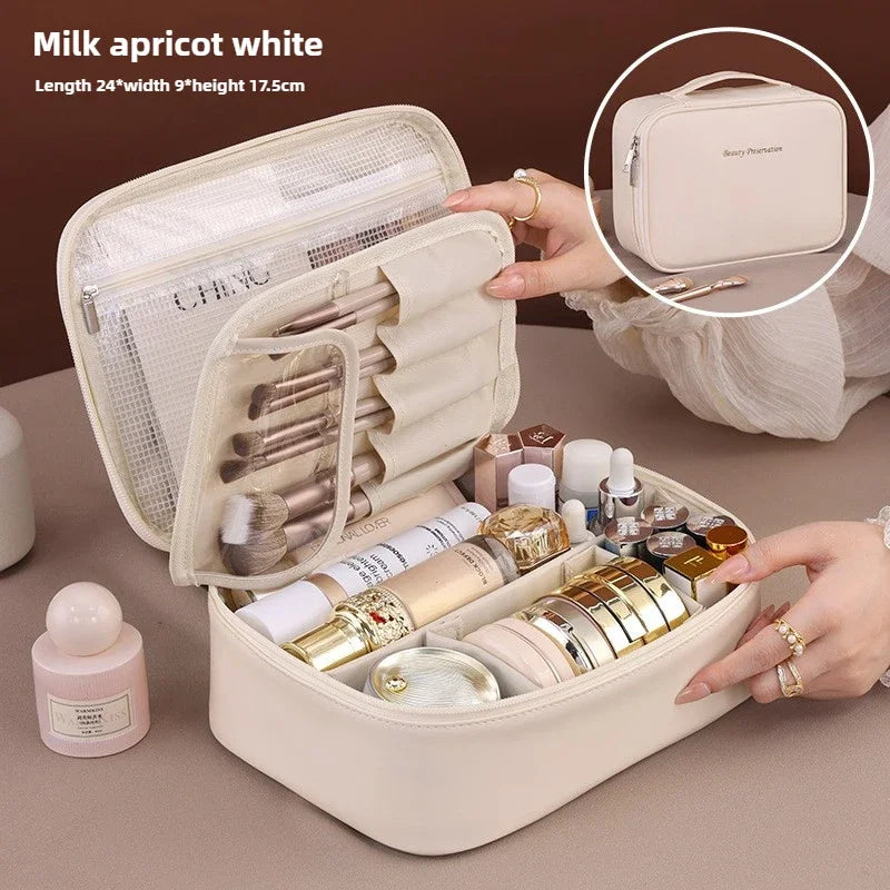 “New Women’s Cosmetic Bag Large Capacity Portable Luxury Makeup Travel Organizer Toiletry”