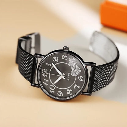 “Luxury ceramic women’s watch, elegant bracelet, waterproof quartz wristwatch.”