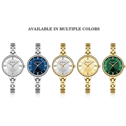 “Elegant Women’s Casual Quartz Watch Waterproof Stainless Steel Fashion Business Wristwatch.”