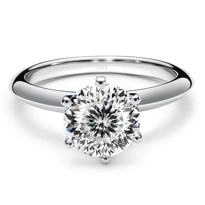 “1-5ct Moissanite Ring for Women GRA Certified 925 Sterling Silver Wedding Bands.”