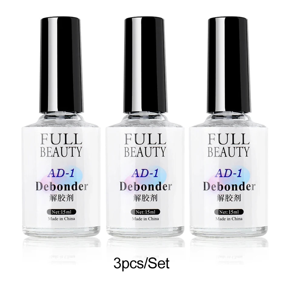 “15ml Nail Glue Remover Gel Fast Dissolve Debonder for False Nail Tips Manicure”