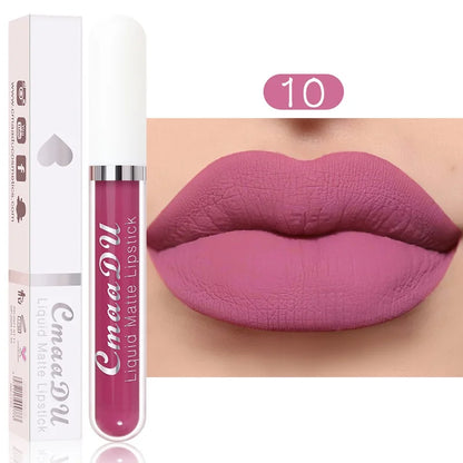 “Sexy Long-Lasting Velvet Matte Lip Gloss – Waterproof, Non-Stick, Liquid Lipstick for Women”