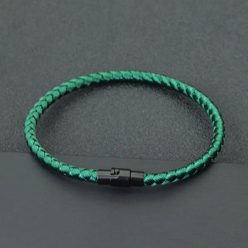 “Grade A Keel Rope Bracelet - Lucky Red Thread Magnetic Bracelet for Couples, Wealth & Prosperity.”