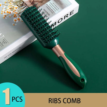 “KLINA hair massage air cushion brush, detangles, anti-static, salon styling tool.”