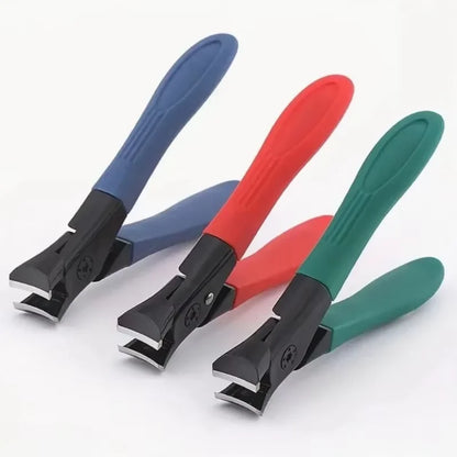 “Stainless steel nail clippers, gray, durable, thick nails, elderly use, individual household trimmer.”
