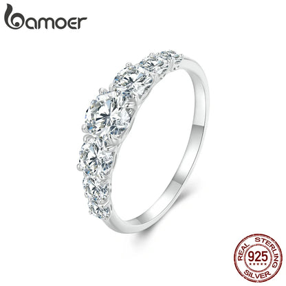 “D color VVS1 moissanite ring, 925 sterling silver, delicate wedding jewelry.”