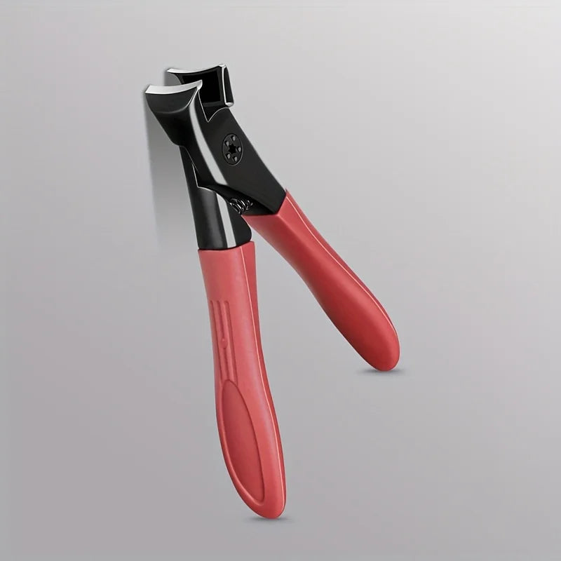 “Stainless steel nail clippers, gray, durable, thick nails, elderly use, individual household trimmer.”