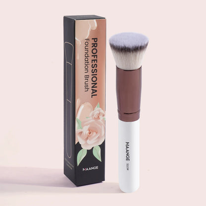 “2-piece foundation brush set: soft bristles for liquid makeup.”