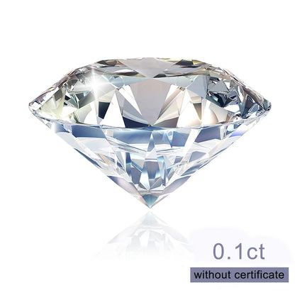 “Certified lab-grown moissanite gemstones, pass diamond tester, ideal for fine jewelry.”