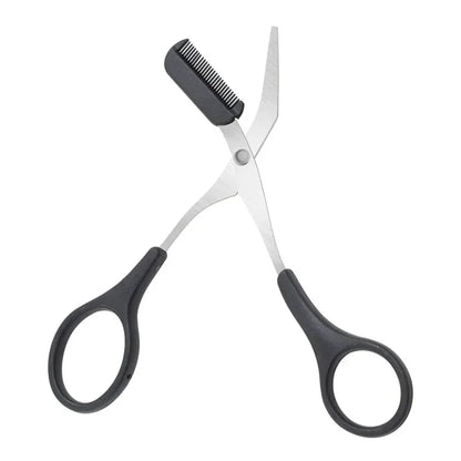 “Stainless Steel Eyebrow Trimmer: Comb, Shape, and Perfect Your Look Safely.”