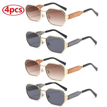 “Vintage rectangle sunglasses, retro metal frame, unisex designer black eyewear.”