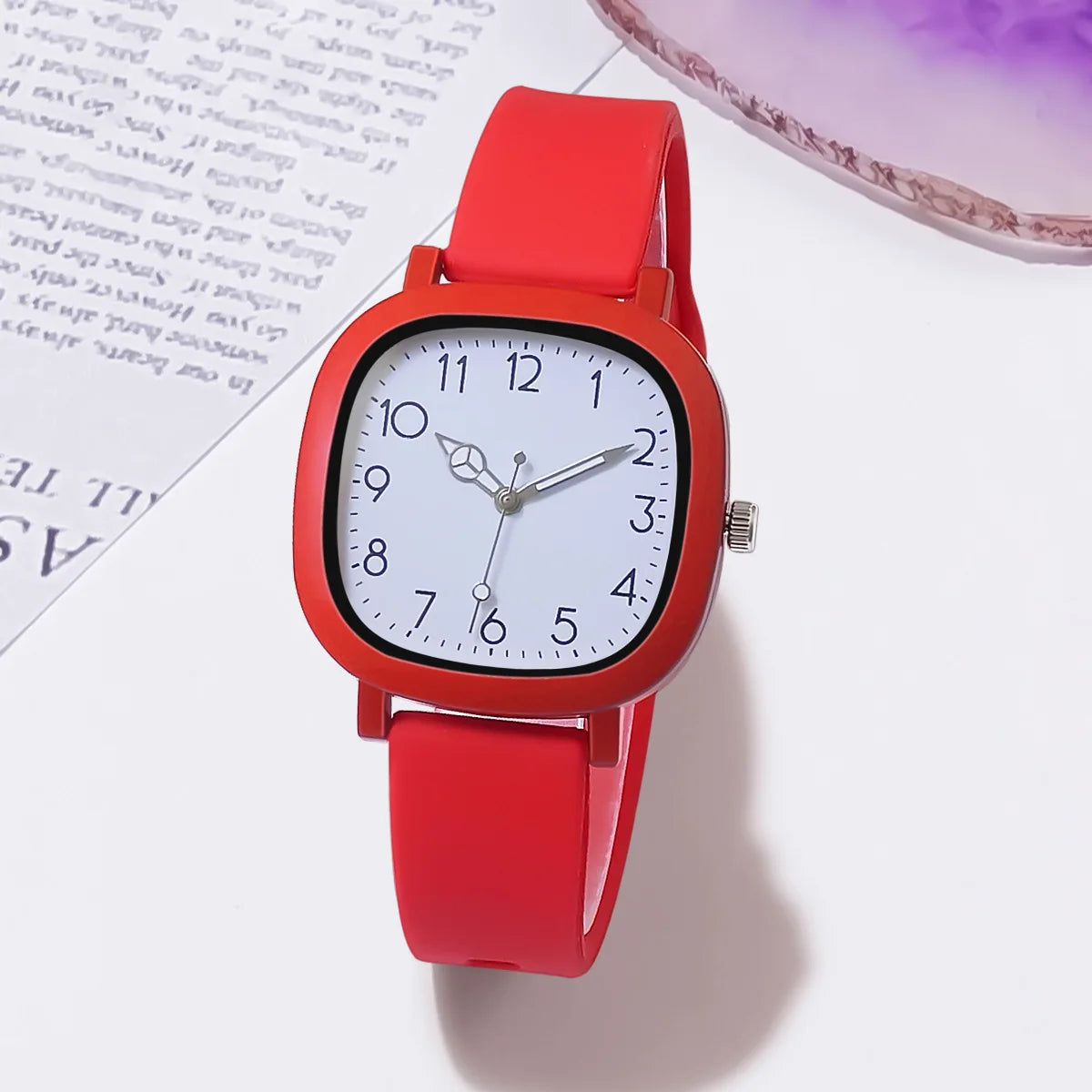 “Fashion Brand Bear Women’s Quartz Watch - Casual Silicone Jelly Watch for Girls.”