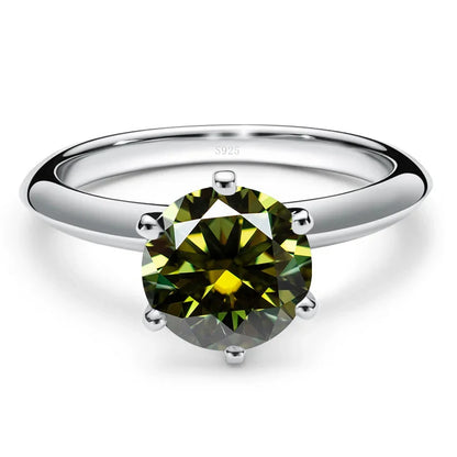 “1-5ct Moissanite Ring for Women GRA Certified 925 Sterling Silver Wedding Bands.”