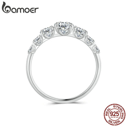 “D color VVS1 moissanite ring, 925 sterling silver, delicate wedding jewelry.”