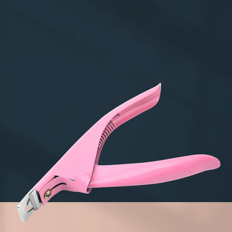 “False Acrylic Tips Clipper, U-Shaped Manicure Clamp, Professional Nail Cutting Tool”
