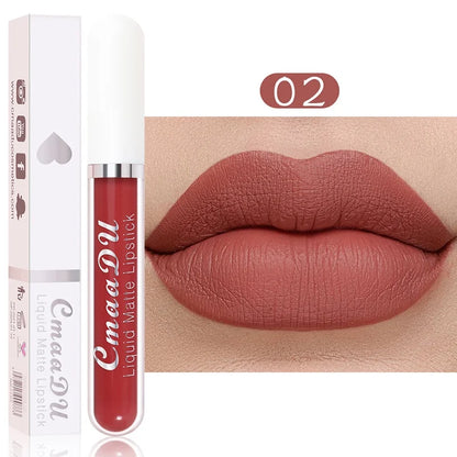 “Sexy Long-Lasting Velvet Matte Lip Gloss – Waterproof, Non-Stick, Liquid Lipstick for Women”