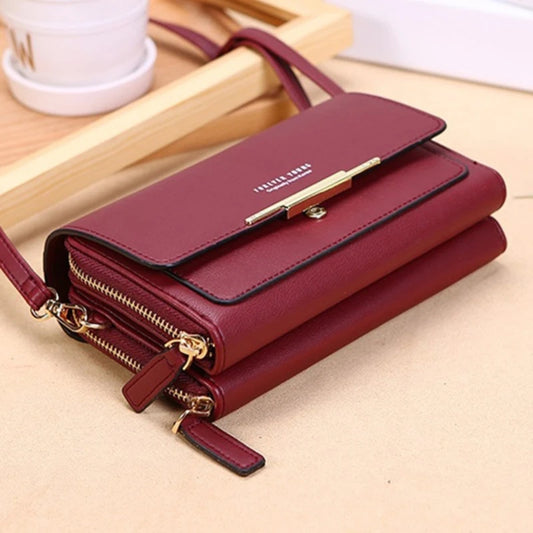 “Women’s Wallet Korean Handbag Large Capacity Multi Card Casual Shoulder Bag”