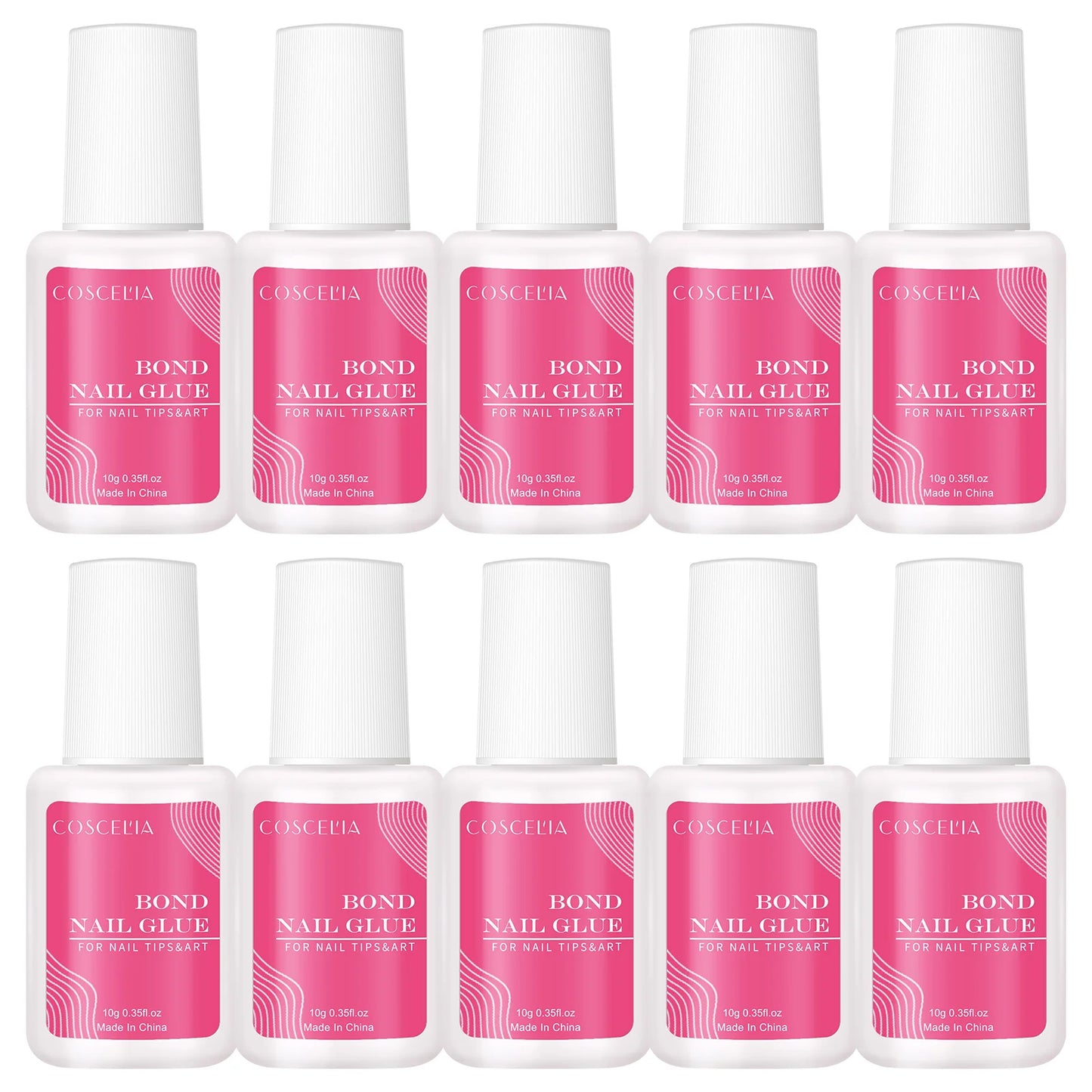 “Clear Nail Glue for False Nail Tips – Strong, Quick-Drying Adhesive for Perfect Nails”