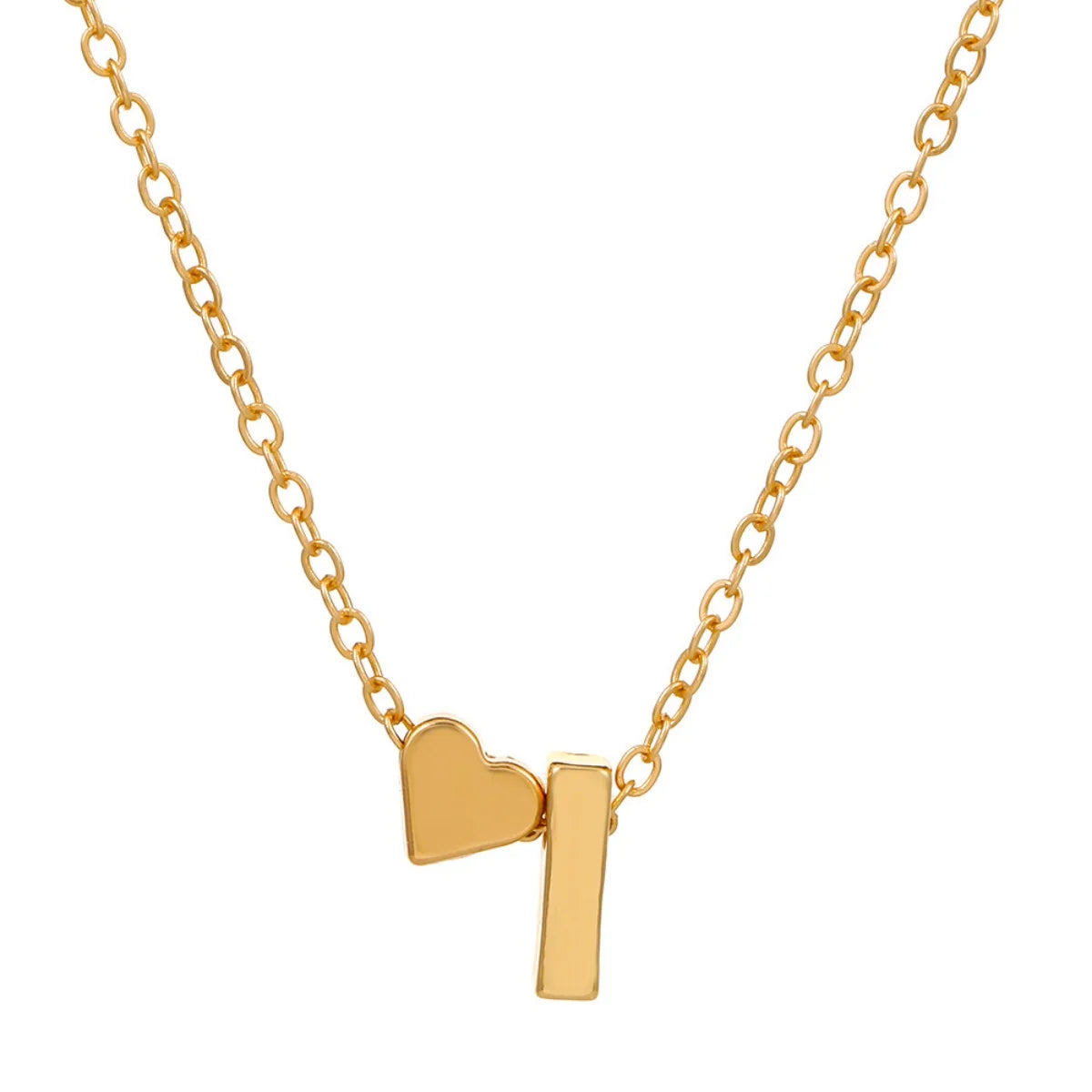 “Initial 26 Letter Heart Necklace for Women and Girls, Perfect Friendship Gift.”