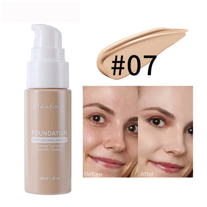 “Liquid foundation: effective concealer, waterproof, sweat-resistant, professional makeup.”