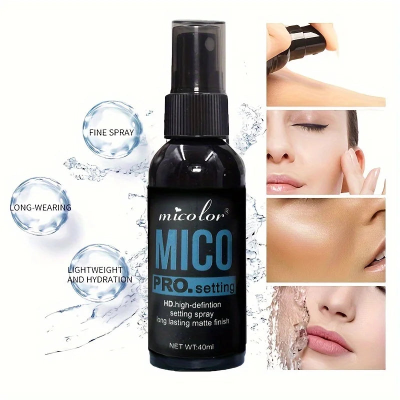 “Complete Makeup Set: Primer & Setting Spray, Invisible Pores, Long-lasting, Flawless Finish.”